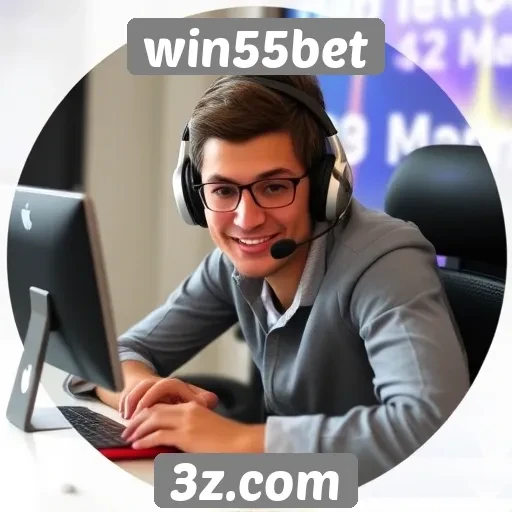 Atendimento ao cliente no site win55bet