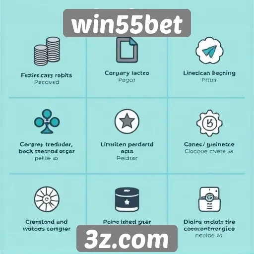 Características principais do site de jogos win55bet