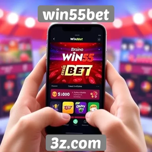 interface do win55bet otimizada para dispositivos móveis